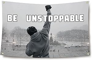 Motivational Inspirational Flag: Dorm Decor for College Guys