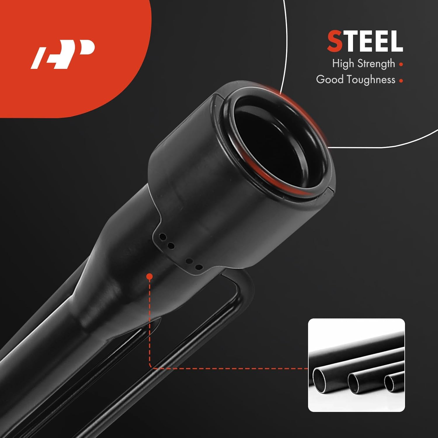 A-Premium Fuel Tank Filler Neck Pipe Hose Compatible with Toyota Echo 2004 2005 1.5L Hatchback Petrol, Replace# 77201-52260