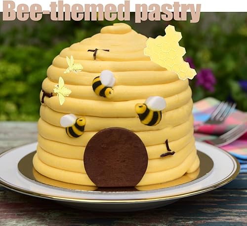 Miniatura 5 de Molde de silicona con forma de panal de abeja para chocolate, moldes para hornear abejas de primavera y verano, mini jabón, pastel de pan,