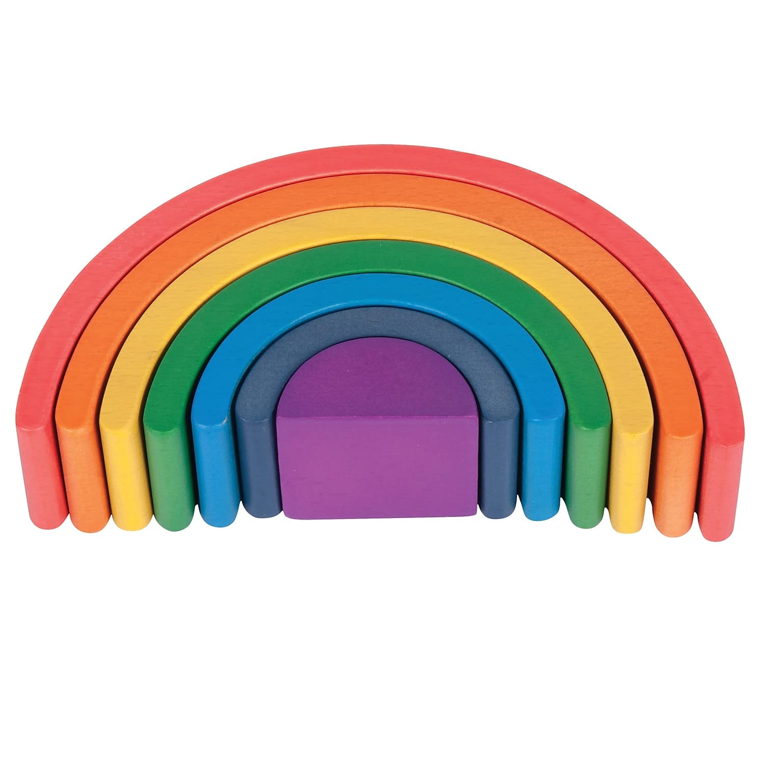 TickiT Wooden Rainbow Architect Arches - Nesting Puzzle - Stacking Blocks for Ages 1+