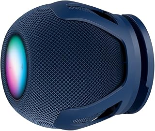 SPORTLINK for Homepod Mini Wall Mount - Holder with Cable Management, Space Saving Accessories for HomePod Mini Stand, No Muffled Sound, 3M Glue Paste or Screw Fixed (Navy Blue)