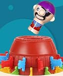 Pirate Funny Barrel Large Size Tricky Spoof Game 8.3x5.9in Lucky Stab Toys Party Interactive Spoof Pop-Up