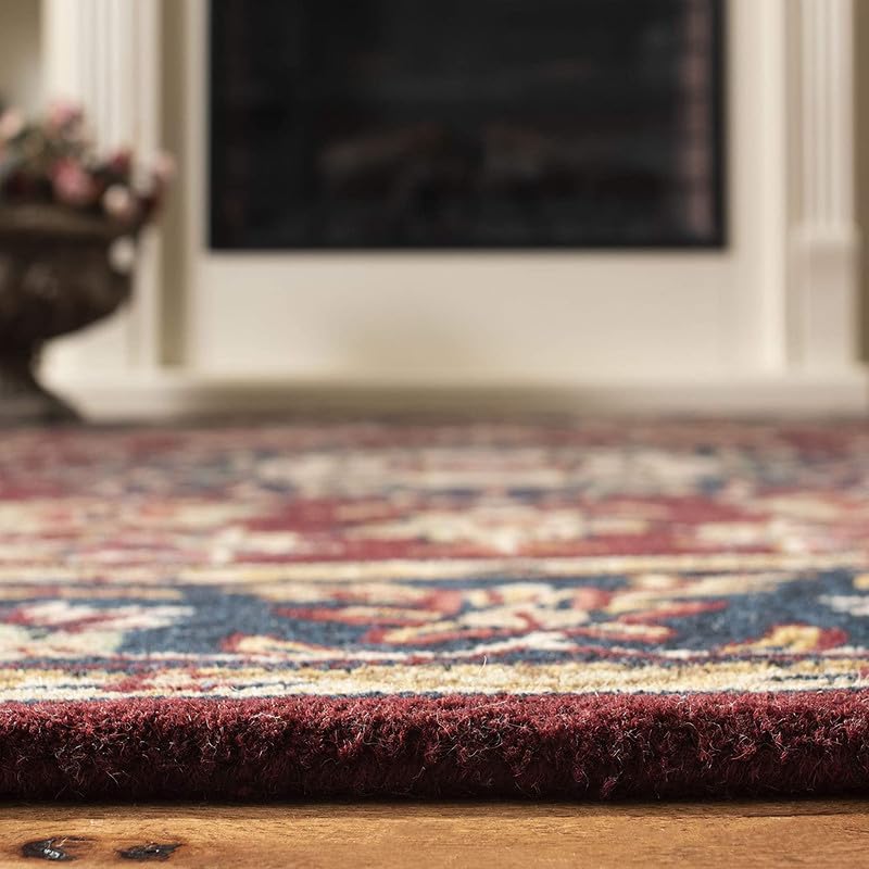 Image of Embossed Handmade GH Wool Thick Geometrical Carpet is a Stylish and Practical Addition to Any Living Room 10X13