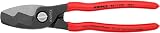 KNIPEX Cable Shears-Twin Cut Edges - 1