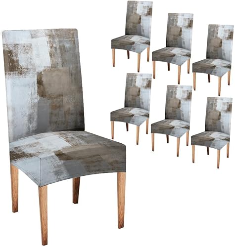 Miniatura 47 de CAPSCEOLL Juego de 4 fundas para sillas de comedor, color turquesa, turquesa, turquesa, turquesa, turquesa, verde azulado, fundas de asiento Parson