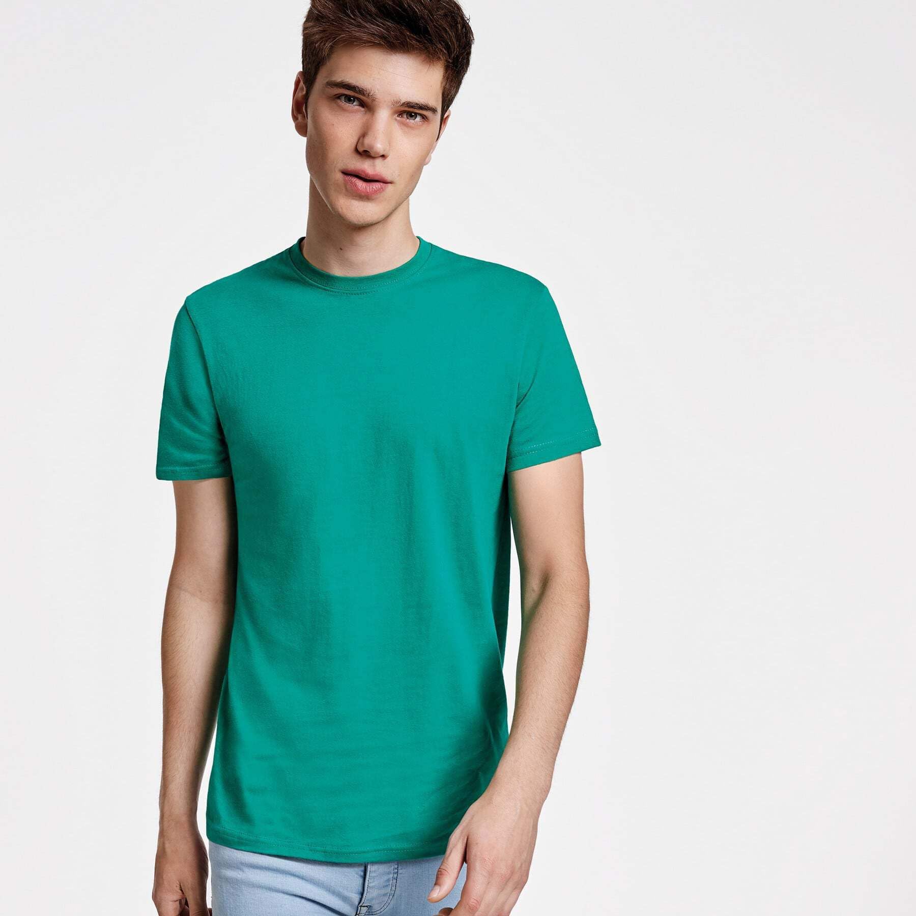 ROLY Camisetas Manga Corta Hombre Atomic 150 6424, Camiseta Hombre, Camiseta Interior Hombre, Camiseta Blanca Hombre, Camiseta Basica Hombre, Camiseta Hombre Manga Corta, Camiseta Negra algodón