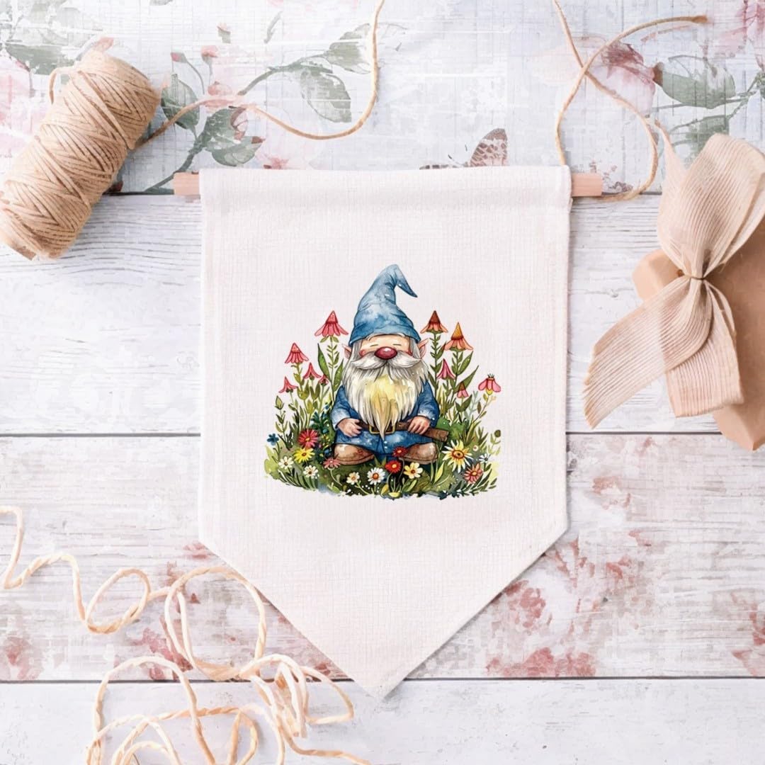 Watercolor Spring Garden Watercolor Iron On Transfers - Heat Transfer Vinyl Iron On Decals Patches Design - Iron On Stickers T-Shirts Clothing Hats Pillows Backpacks for Women Crafts (P1)