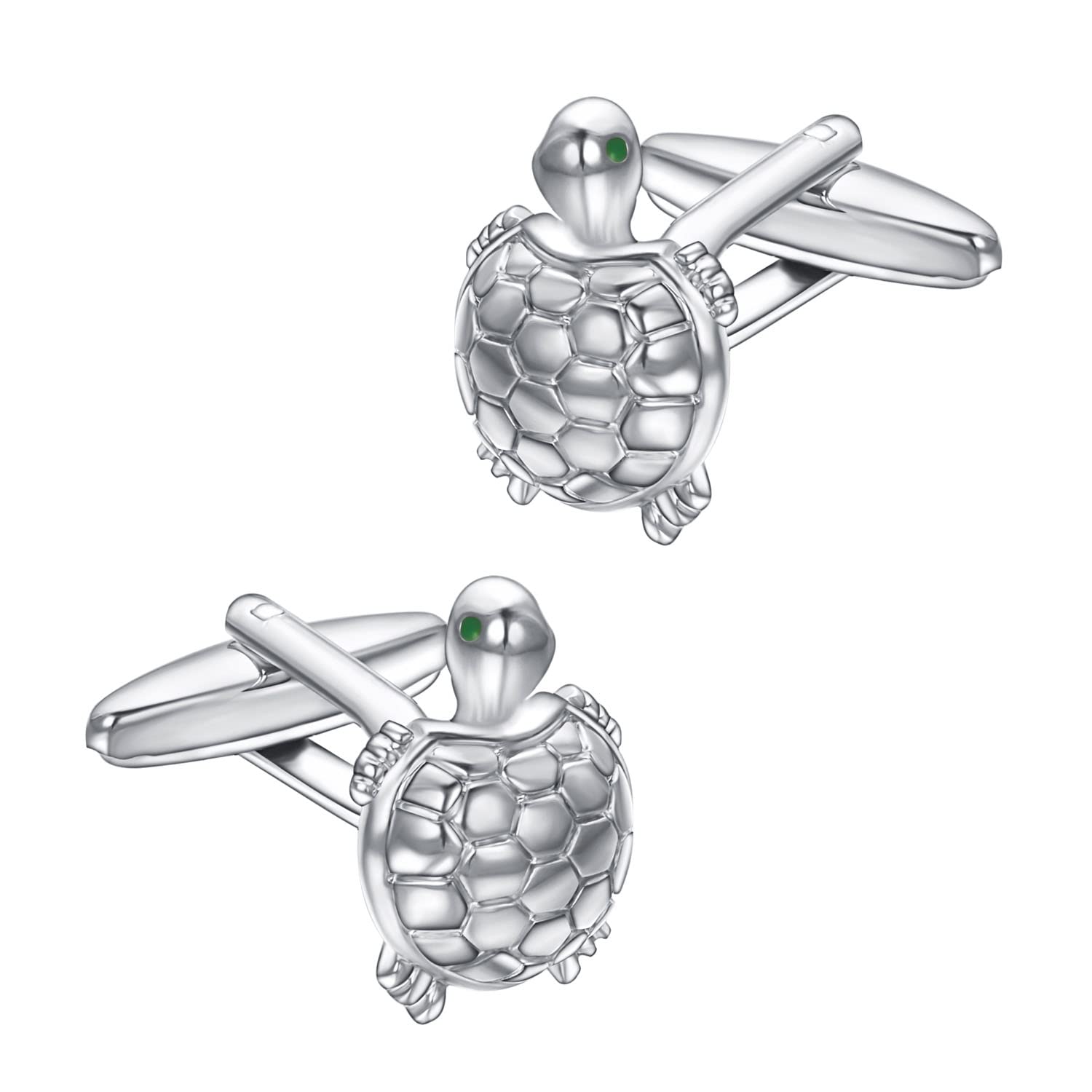 AsieniceUnique Cufflinks for Men Silver Tuxedo Cufflinks Personalized Wedding Jewelry Accessories Gift