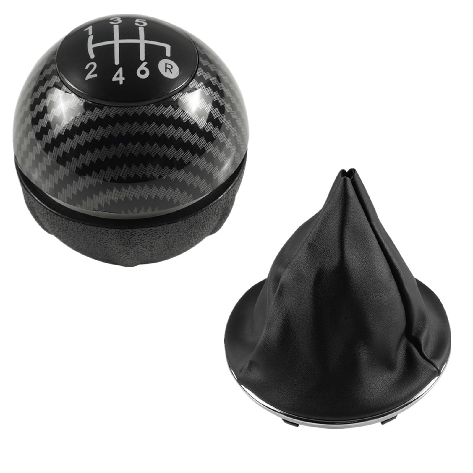 LVDLRAJJ Gear Shift Knob Compatible with Fiat 500 500C