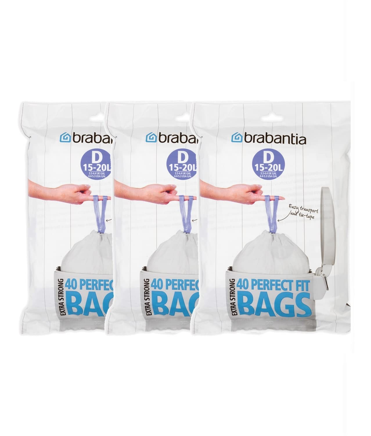 Sac poubelle Brabantia solide et sur mesure pour votre cuisine et tri sélectif