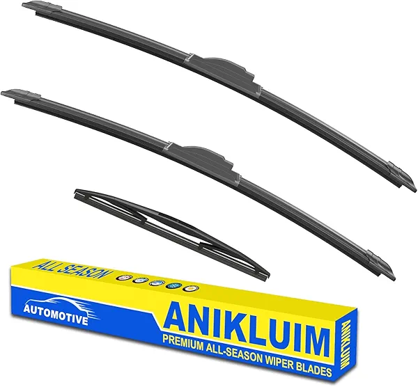 ANIKLUIM® 26"+ 20" Wiper Blades with 10" Rear Wiper Blade Set Replacement for 2021-2023 Grand Cherokee L Windshield Wipers Original Factory Quality (Pack of 3)