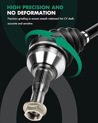 Miniatura 9 de SCITOO Conjunto de eje CV delante izquierda derecha ajuste 2008-2011 para Subaru Impreza 2.5L 2005-2009 para Subaru Legacy 2.5L 2008-2009 para