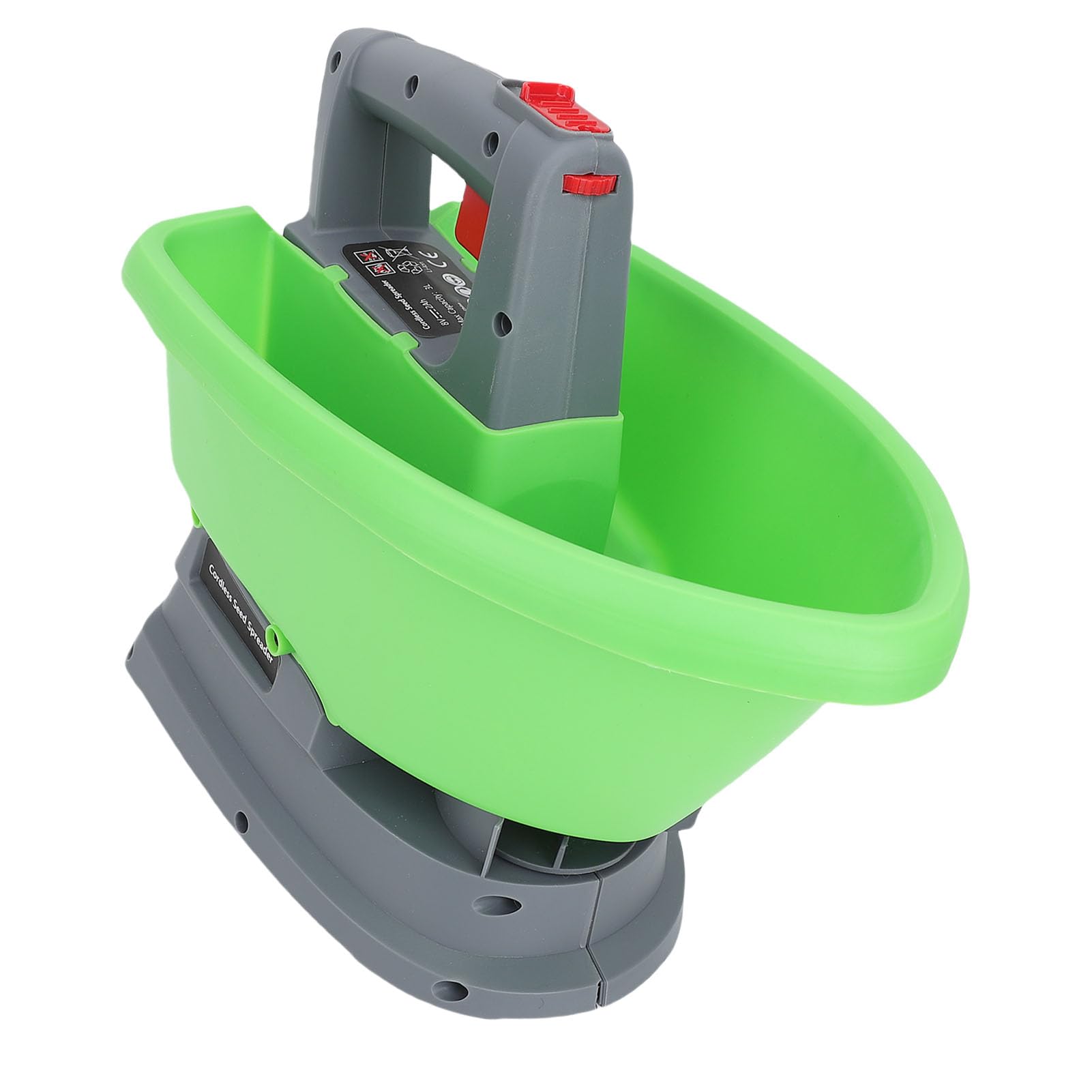 Spanditore Portatile da 3 Litri, Motore Silenzioso da 2600 Giri/min, Alimentato a Batteria, Impugnatura Ergonomica per Fertilizzante, Salgemma, Ghiaccio Sciolto