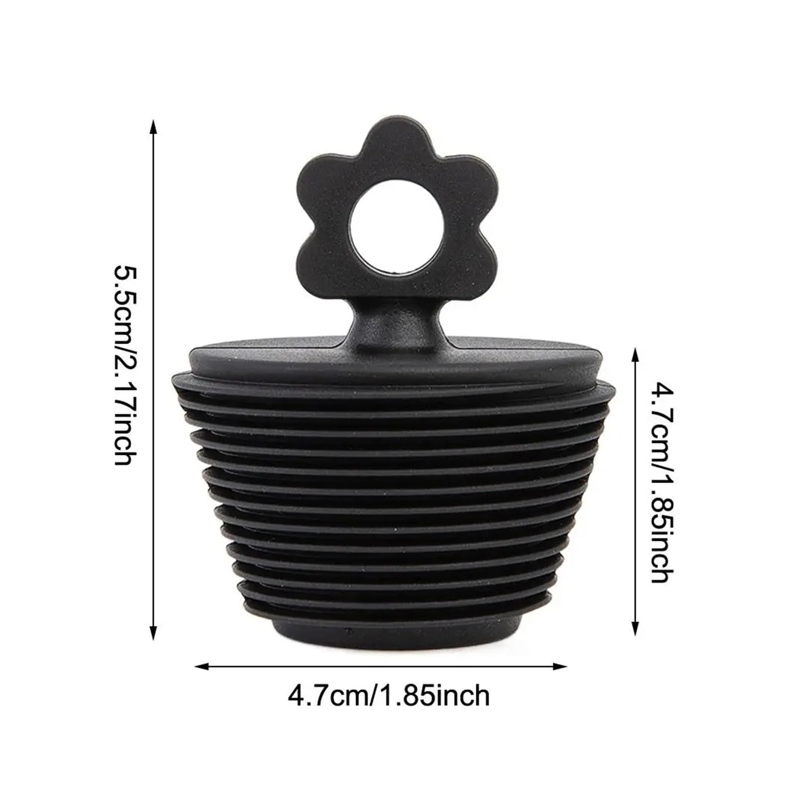 Tapón universal de silicona para ducha, cubierta de drenaje de desbordamiento y tapón para bañeras (rosa camuflaje)