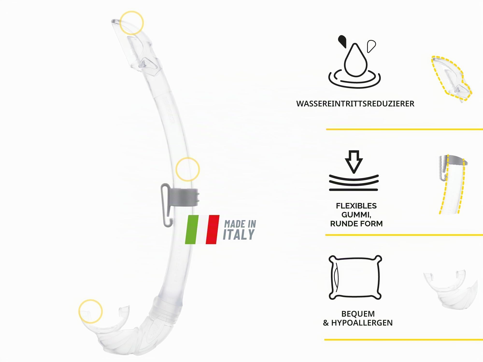 Cressi Perla Taucherbrille Erwachsene - Einzelne Maske oder Combi Schnorchelset - Tauchmaske mit Gehärtetem Glas - Weicher Silikonrand & Verstellbare Schnallen - Zum Tauchen & Schnorcheln