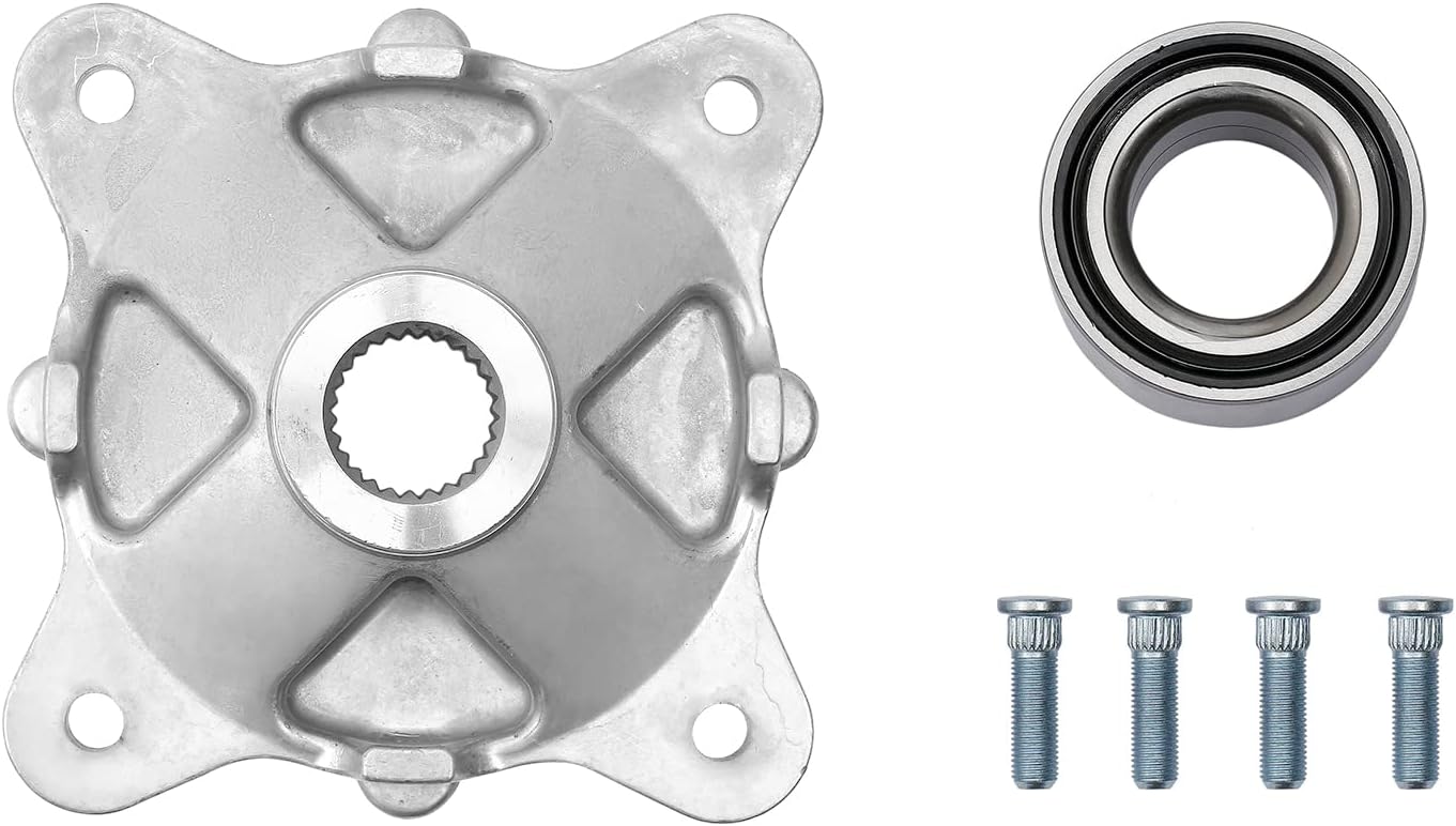 Rear Wheel Hub, Compatible with 2006-2020 Polaris RZR 800/800s/570, Ranger 500/570/700/800, Sportsman 550/700/400/450/800, ACE 500/700/150 & More, Rear Hub & Studs Replaces# 5135113, 7518378, 3514635