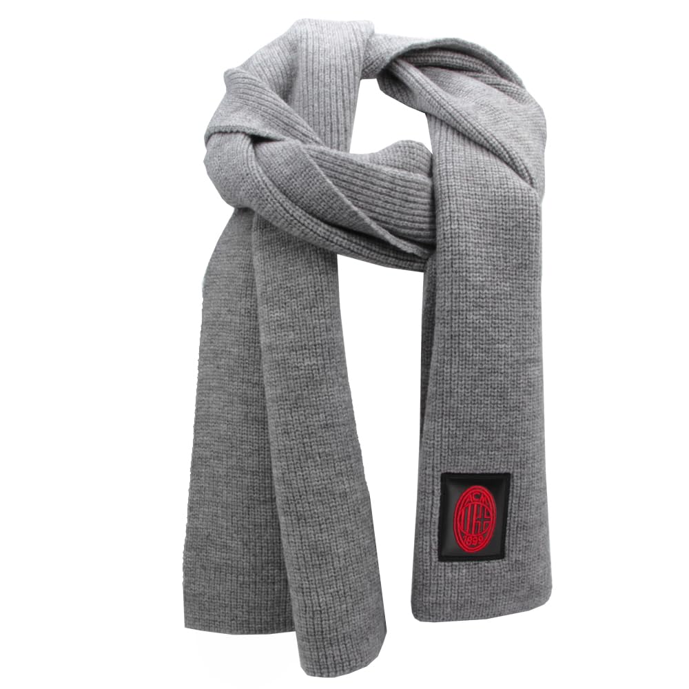 SET SCIARPA E CAPPELLO CON RICAMO IN BOX 47% PC 31% PL 22% NY MILAN 143555 GRIGIO