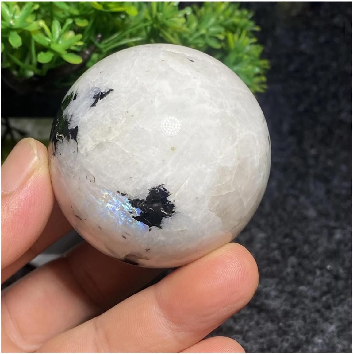 Crystal Stone Home Decor 1pcs Natural Black Tourmaline Sphere Home Decor