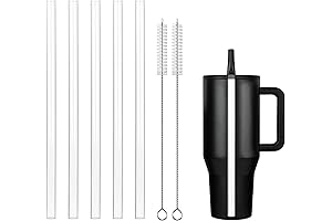 Compatible Replacement Straws for Hydrojug Tumbler and Wide Mouth Hydrojug Traveler 40 oz Cup