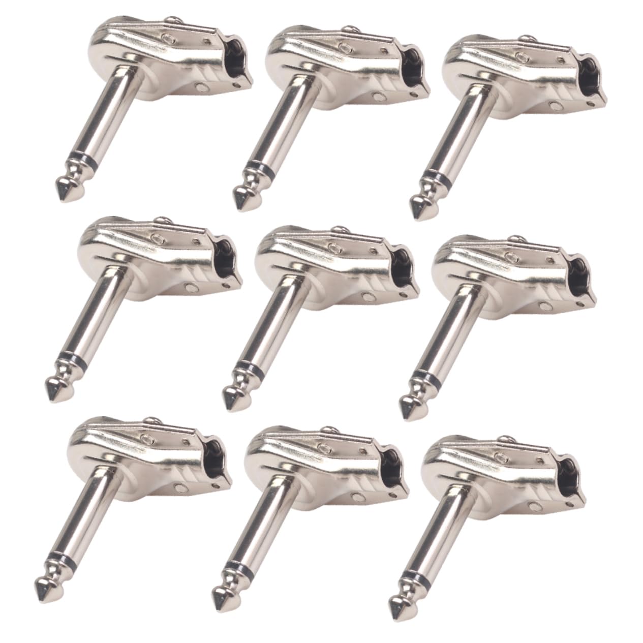 Toyvian 20stücke Effektpedal Kabel Adapter Für Gitarren-effekte Silber Langlebig Und Platzsparend Für Pedalboards Und Professionelle Musiker