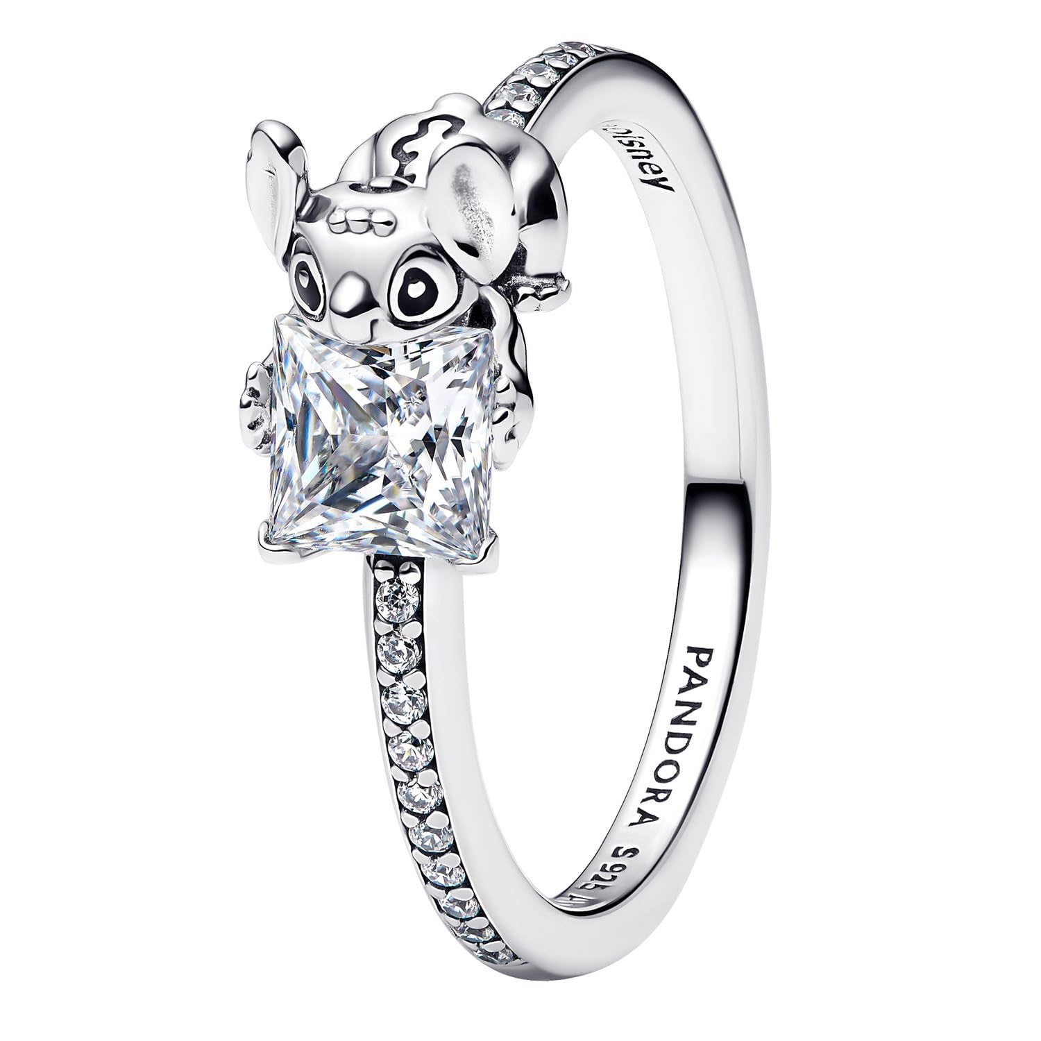 Pandora Disney Stitch & Stone 193740C01 - Anello da donna