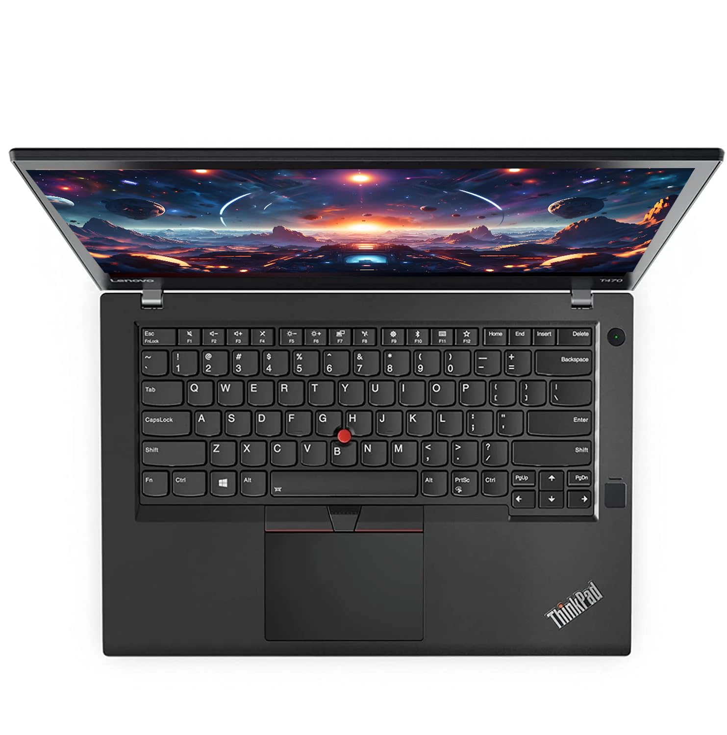 Lenovo Thinkpad T470 Ordinateur Portable Professionnel, 14 Pouces HD (1366 x 768), Intel Core i5-6300U, 8 Go de RAM, SSD de 256 Go, Clavier QWERTY américain, Windows 11 Pro (reconditionné)