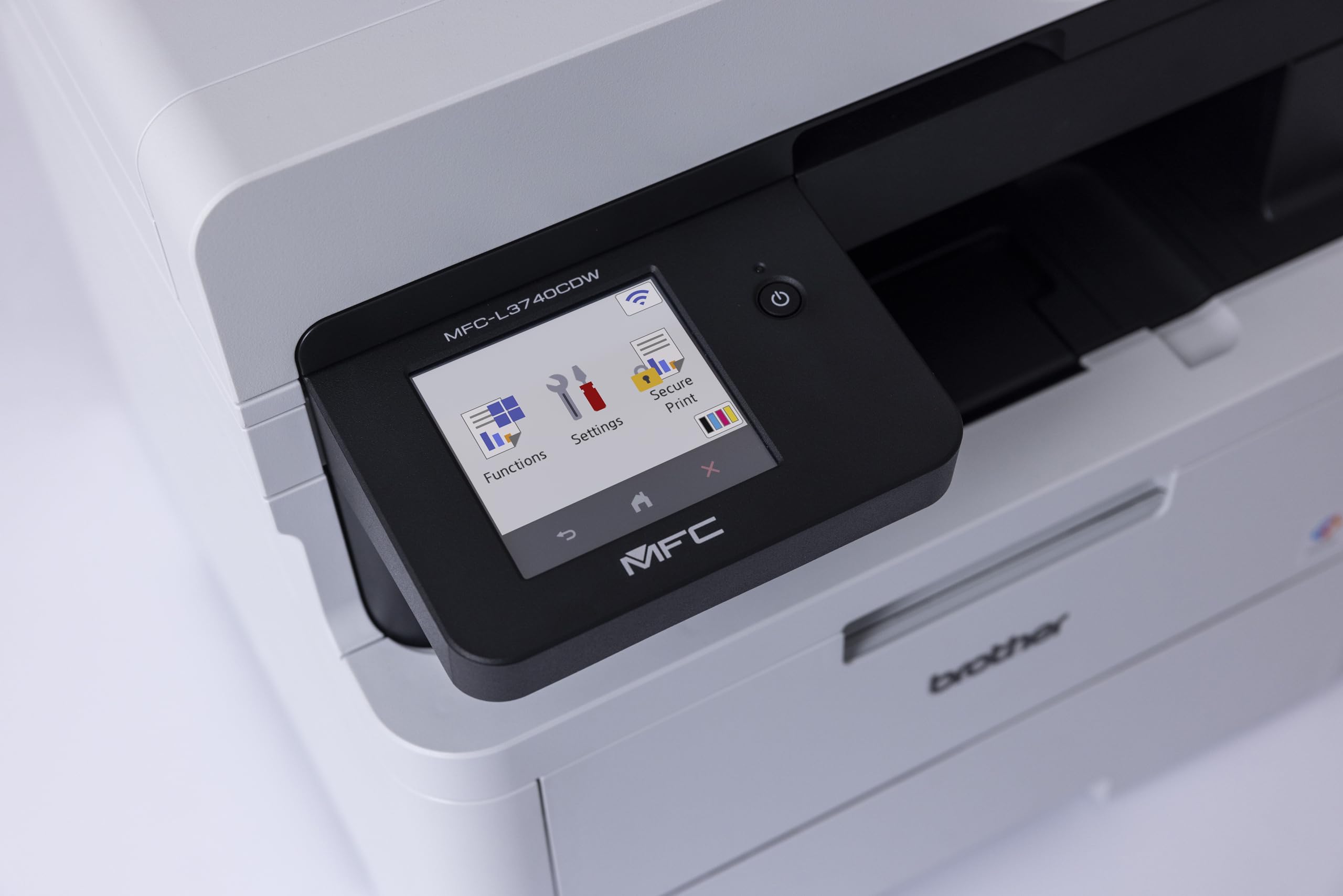 Brother MFC-L3740CDW - Dispositivo multifunzione 4 in 1 a colori con Wi-Fi/LAN e stampa fronte/retro