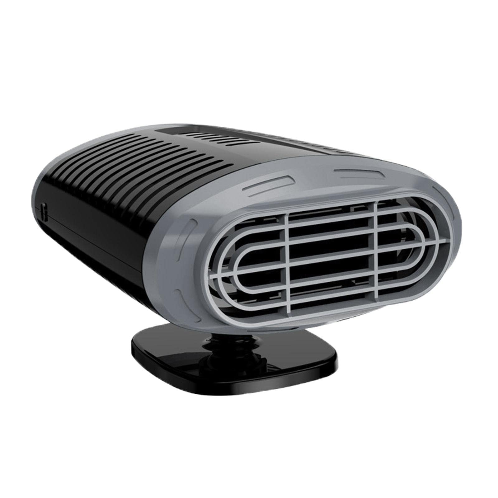 CALANDIS Car Heater Fan 120W 360 Rotatable Heating Cooling 2 Gear 12V Black Grey-image-39