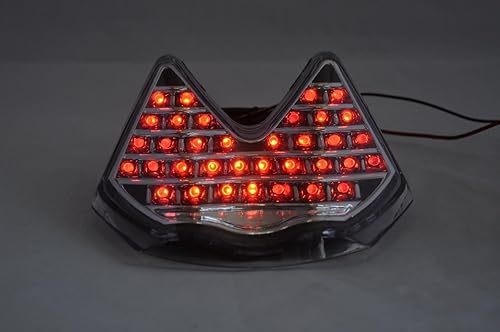 Miniatura 7 de Luz trasera LED de freno para motocicleta, lente transparente con señales de giro integradas para KTM 2008-2011 690 Duke, Supermoto 690 2007-2008