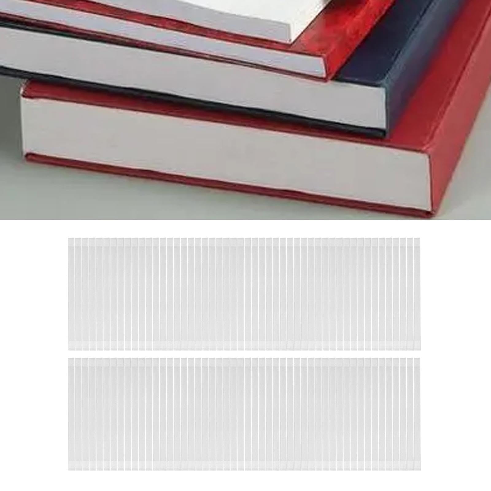 Generic Tiras de pegamento térmico EVA, tiras de pegamento termofusible, pegamento para encuadernación de libros de 10mm, tiras de encuadernación, 100 Uds.