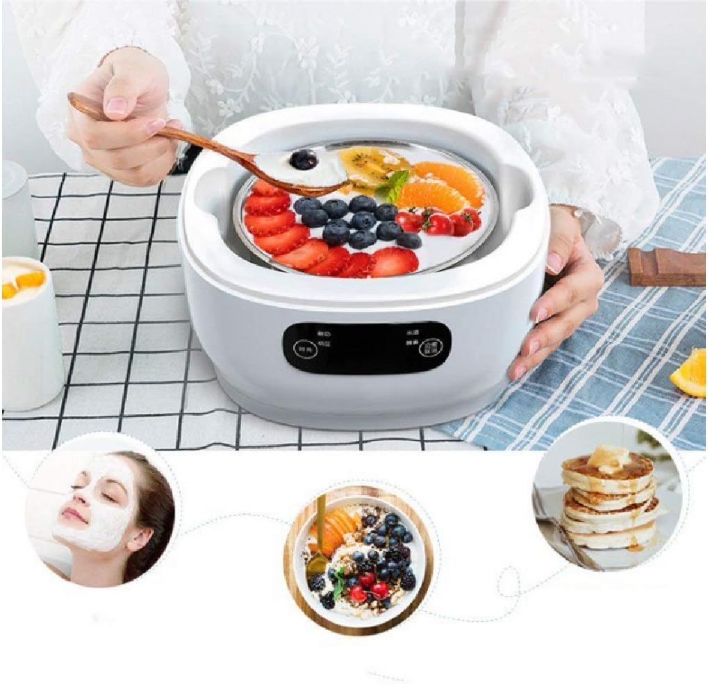 Automatic Yogurt Machine-Electric Yoghurt Maker, Yoghurt Maker Machine Stainless Stee, Homemade Fresh Yoghurt Maker, Adjustable Temperature