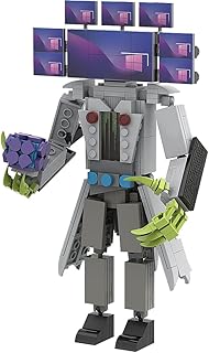 The New Titan PC Man Figures Model Skibidi Toilet Building Blocks Toys - 9" PC Man Titan Boss Skibidi Toilet Model Doll Improve Imagination and Hands-on Ability for Fans and Kids