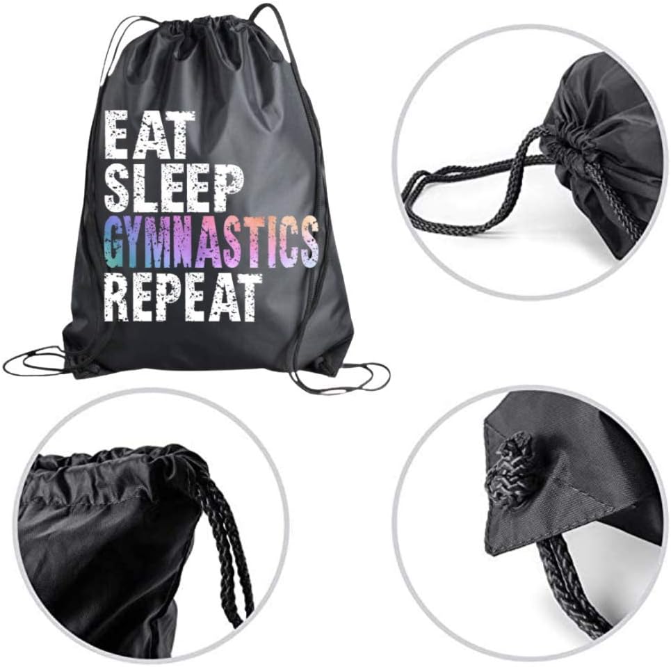 Sportybella Gymnastics Gift Bundle, Gymnastics Charm She Did Keychain, Drawstring Bag and Scrunchie Gift Set, Girls Gymnastics Accessories For Gymnasts and Teams