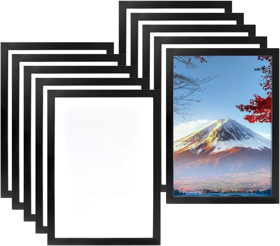 HIIMIEI Photo Frames for Fridge 6x4 Inch / 10x15 cm (Black