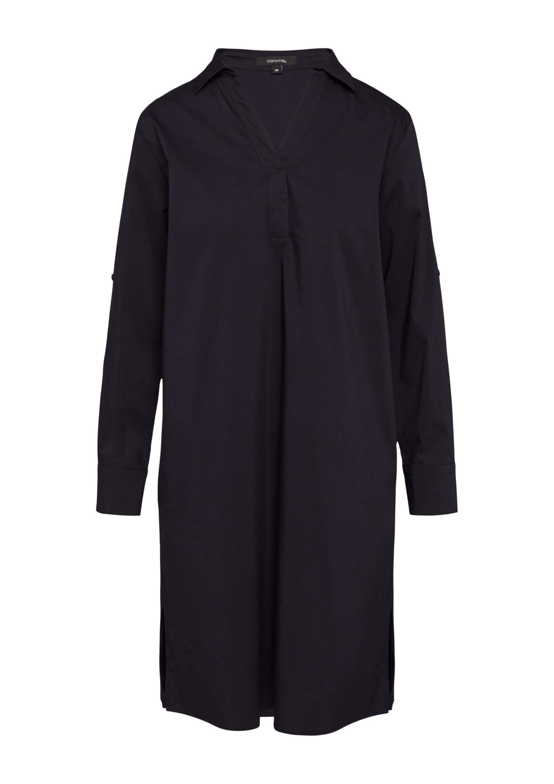Comma Businesskleid mit umschlagbarem Ärmel