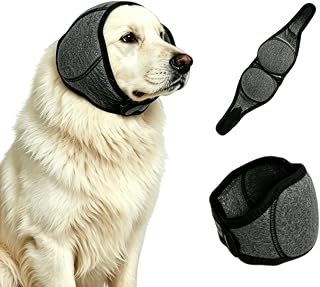 Grey waterproof dog ear muffs