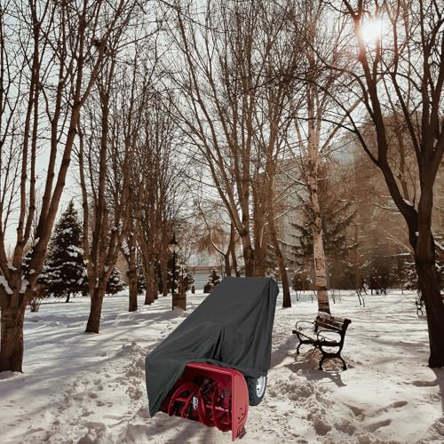 Housse souffleuse à neige imperméable COLLBATH avec cordon réglable - 3