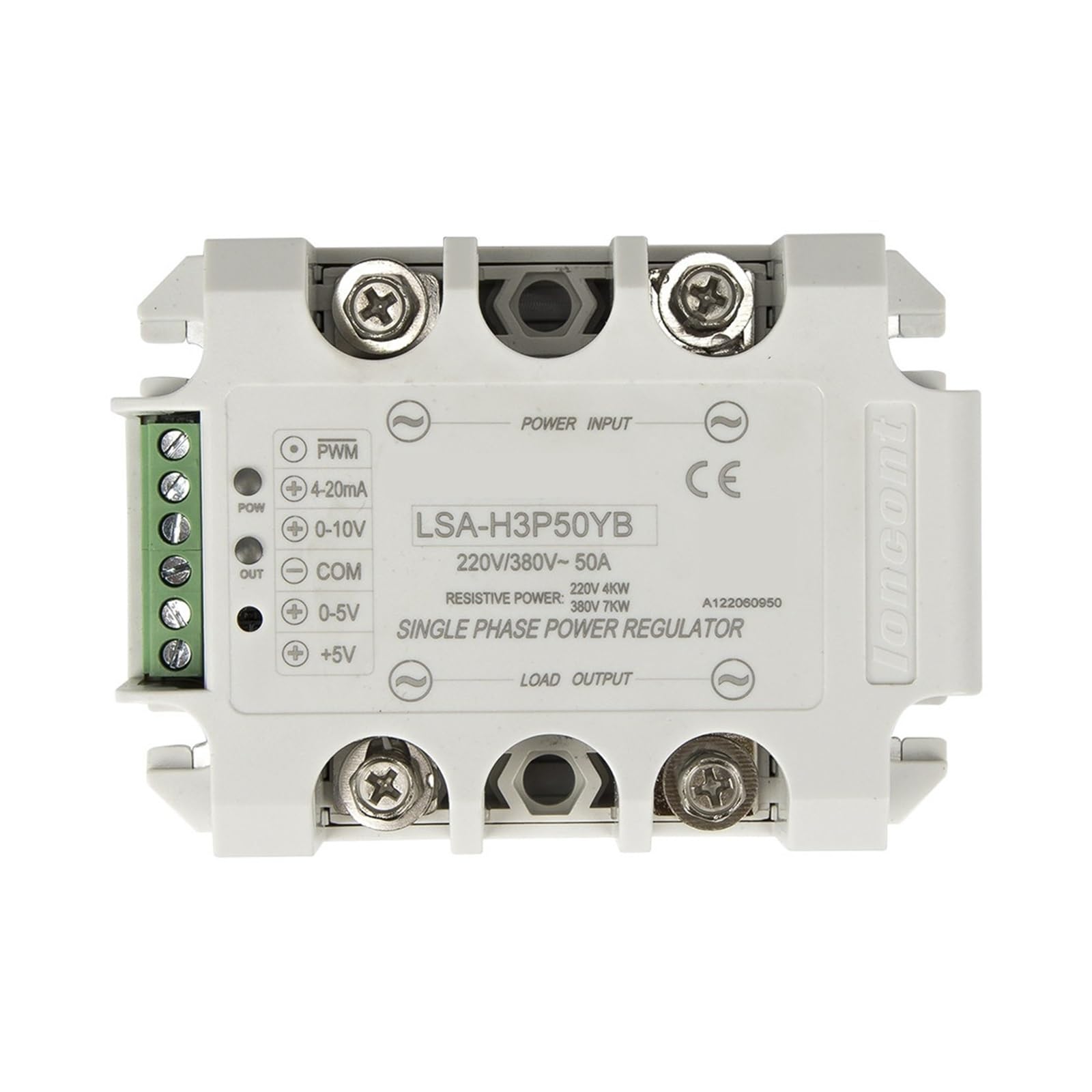 Regulador de Voltaje de Estado sólido/módulo regulador de Potencia monofásico CA 50 A 220 V/380 V LSA-H3P50YB