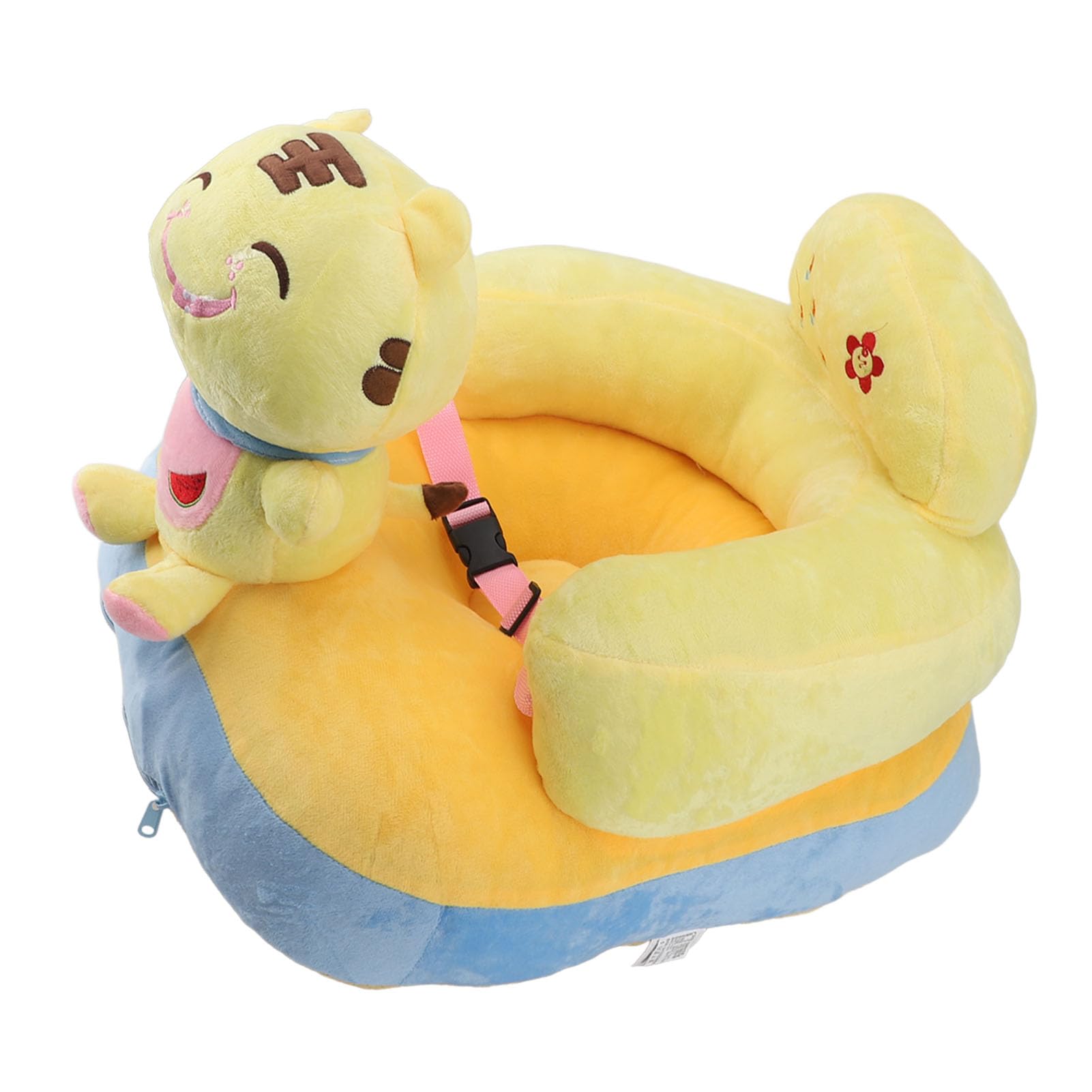 Supporto per Bambini Divano Sedile Morbido Peluche Comode Simpatico Forma di Animale per Imparare a Sedersi il Supporto per Neonati e Bambini in Casa all'aperto (Tigre)