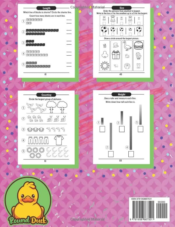 Measurement Practice Book For Kids, Vol1 Length, Height, Weight, and Sizing: Fun Activities and Exercises to Master Measurement Concepts! - Image 2
