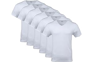 Pack of Men's Comfortable V-Neck T-Shirts