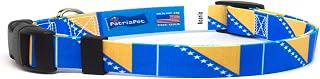 Bosnian Cat Collar | Breakaway Cat Collar | Safety Release Buckle | Bosnia Flag | USA Made