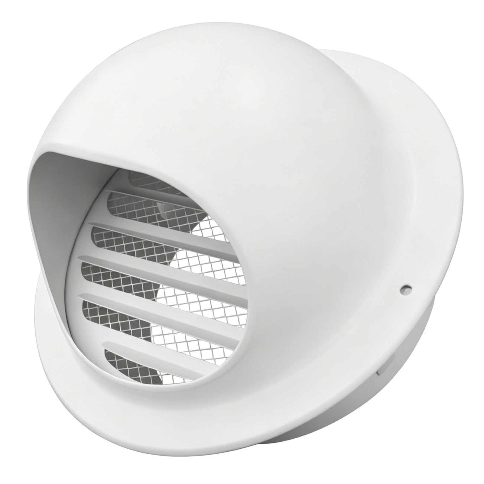 Grille D'aération Murale Ronde D'extérieur, 50/70/80/100/150/160/170/180/200 mm, Acier Inoxydable 304, Grille de Ventilation À Lamelles, Moustiquaire Intégrée, Sèche-linge, Hotte Aspirante