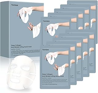 Sponsored Ad - LckLvx 10 Pack Deep Collagen Overnight Mask,Bio-Collagen Real Deep Mask, Korean Face Mask, Bio Collagen Fac...