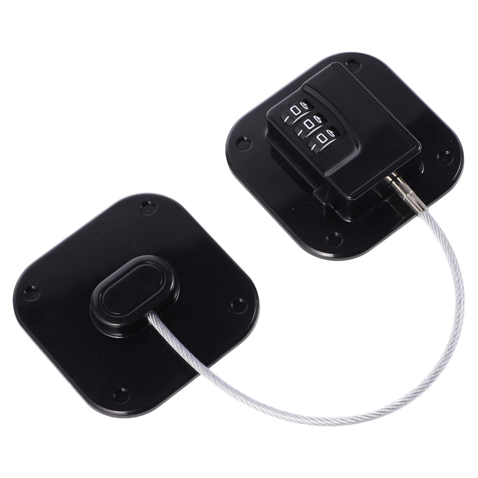 HemoblloFridge Lock Refrigerator Child Safety Lock Digital Password Cabinet Drawer Lock for Home Office Black