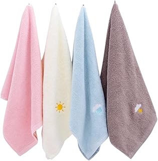 Zerodeko 4 Peças Toalha De Bebê Toalha De Bebê Toalha De Bebê Para Bebê Toalha De Lavagem Criativa Toalha De Rosto Toalha Criativa Toalha De Algodão Presente Pequeno E Fresco