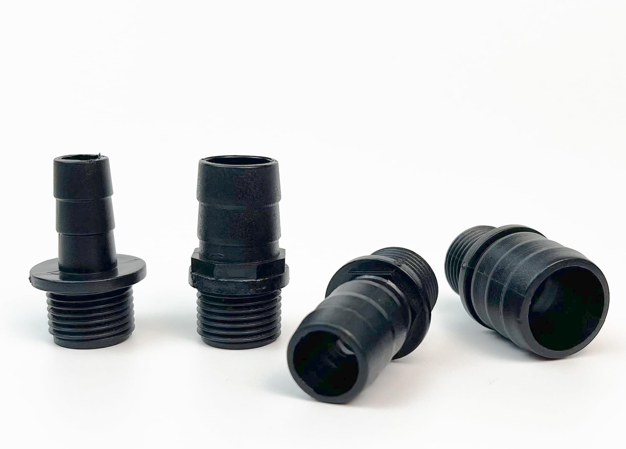 FREESEA Fountain Pump Nozzle Kit: 4 Sizes Replacement Adapters Plastic Water Spary Nozzle