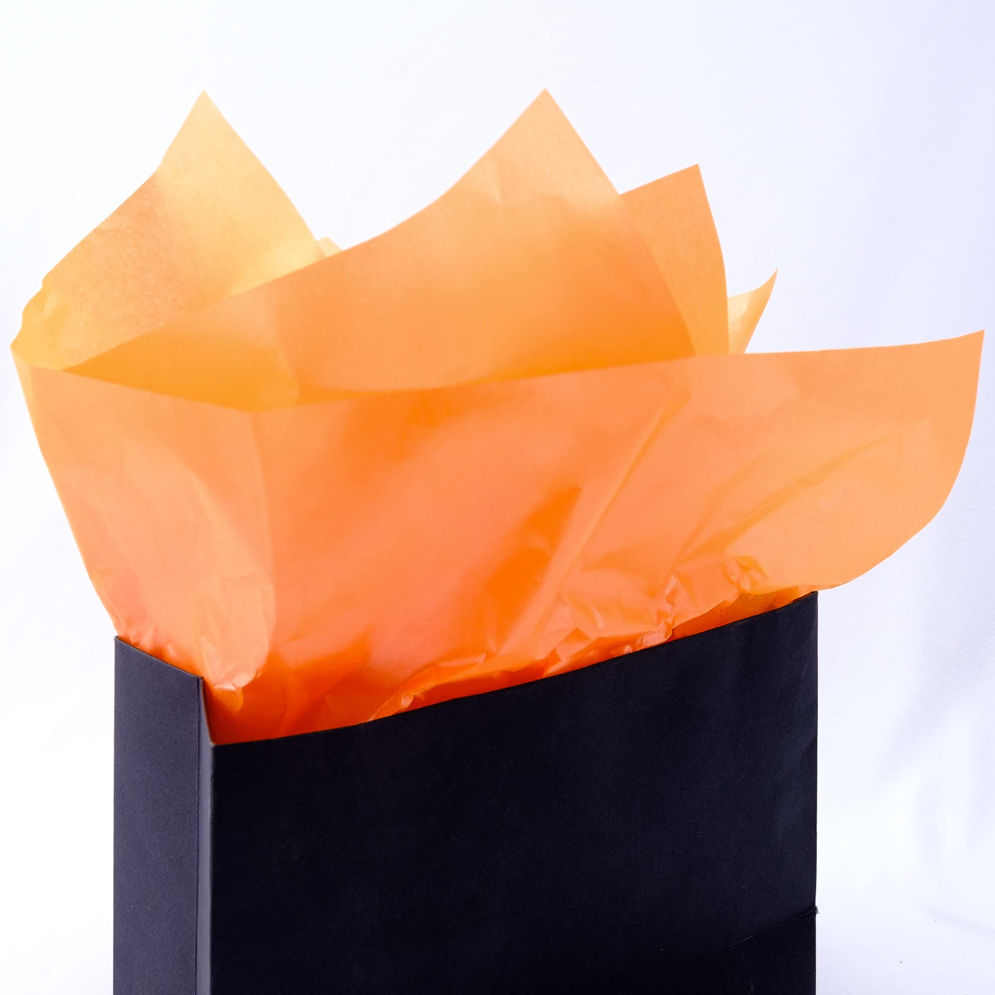 MR FIVE 30-Sheet Orange Tissue Paper Bulk - 20x30 Inch Assorted Shades For Gift Wrapping, Fall, Thanksgiving
