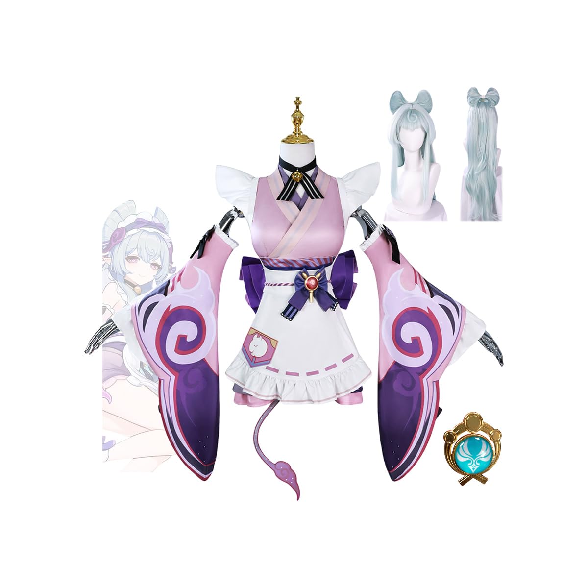 Amazon.co.jp: [Mrsderi] 原神 夢見月瑞希 コスプレ衣装 ゆめみつき 