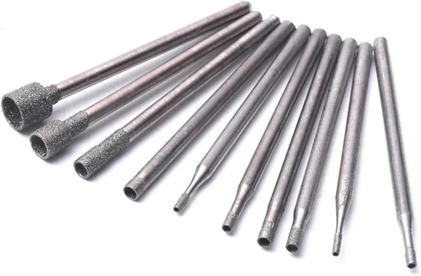 Shank Diamond Burr Core Bits Grinding Head Rotary Tool Abrasive Tools Equipment for Glass Tile Ceramics Metal Grinding Engraving